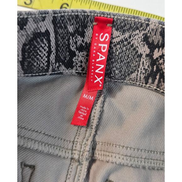 Spanx sz M jeggings stretch Snake print EUC pull on pants casual career slimming - Picture 7 of 10
